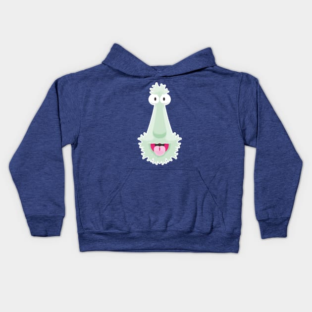 Green Monster Kids Hoodie by LuisD